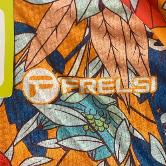 FRELSI SIZE MEDIUM TROPICAL FUSION WOMEN’S LONG SLEEVE CYCLING JERSEY - Picture 8 of 11